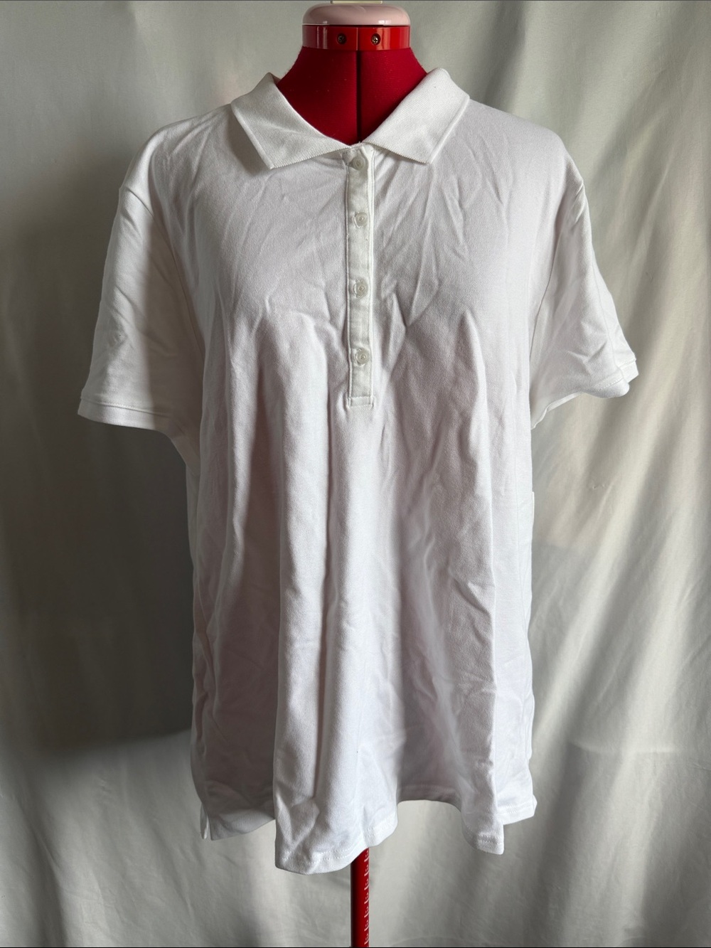 Amazon Essentials Men's White Polo Shirt